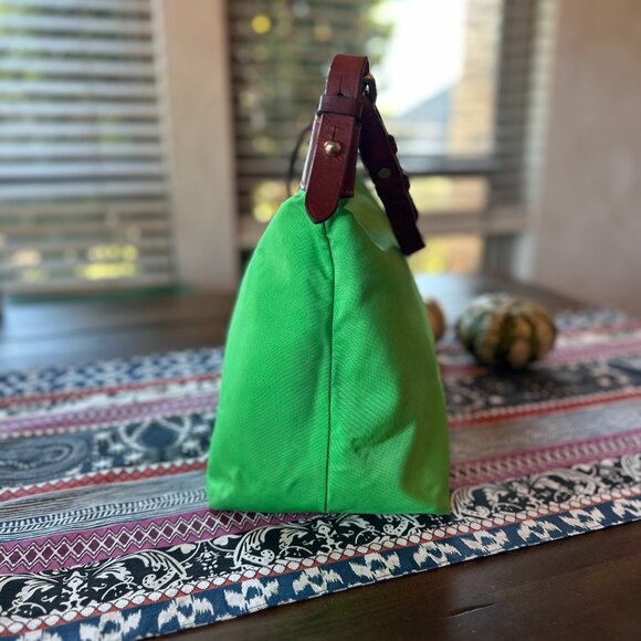 Dooney & Bourke Bright Green Nylon Hobo Shoulder Bag, Preowned - Picture 5 of 17